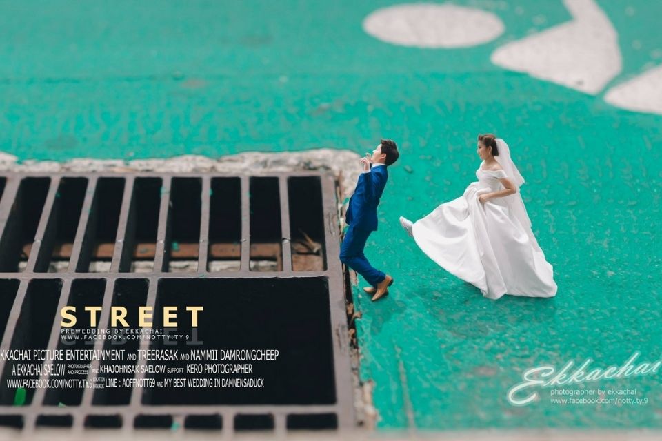 Chụp ảnh cưới kiểu tí hon - Ảnh minh họa: Internet