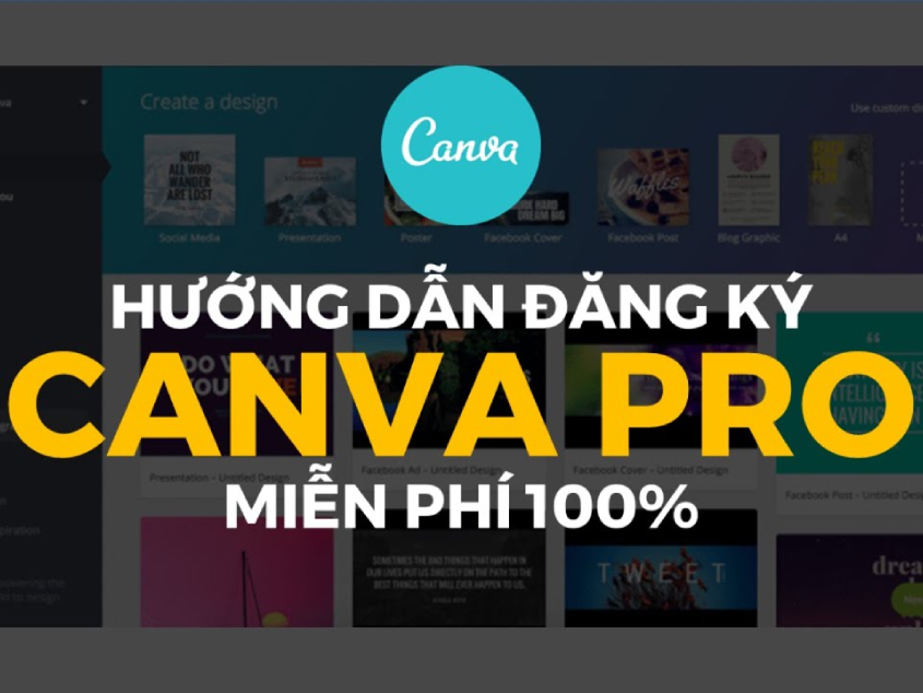 Cách đăng ký tài khoản Canva Pro miễn phí