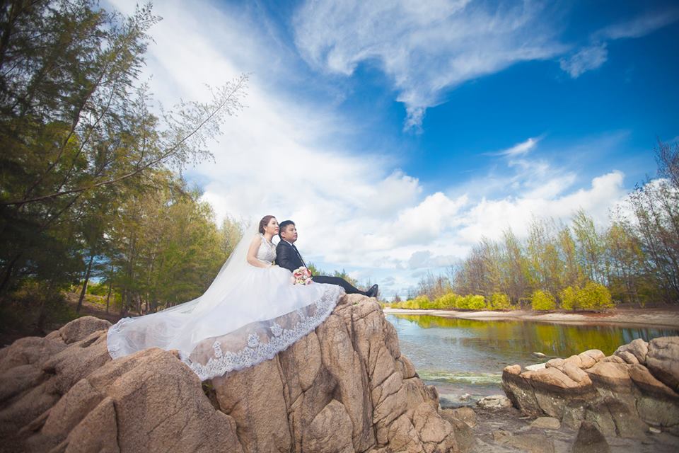 Chụp ảnh cưới với núi đồi - Ảnh minh họa: Internet