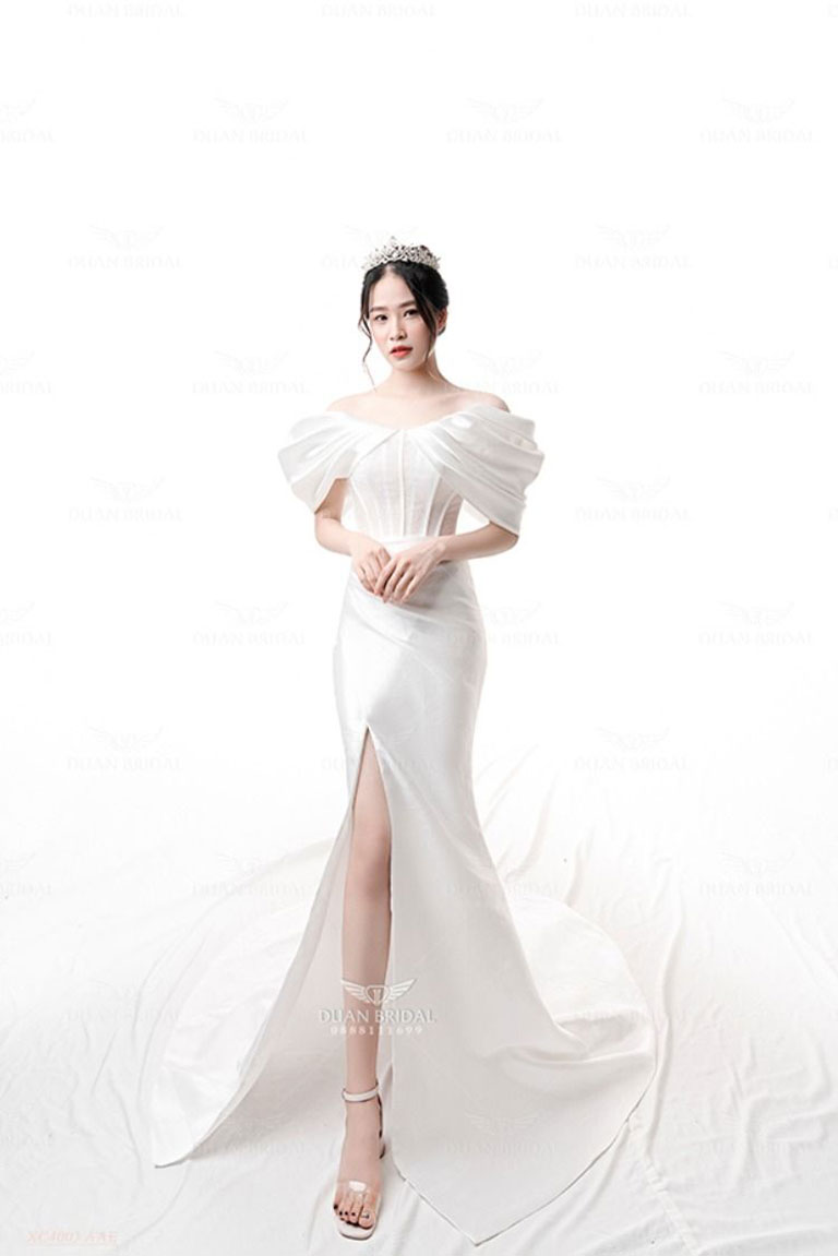 15 mẫu váy cưới lụa satin trơn thiết kế đơn giản và mới nhất  Thời trang   Việt Giải Trí